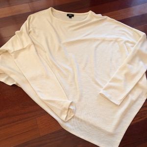 Mossimo Long Sleeve Tunic Sweater Beige Medium